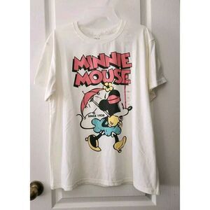 Disney Minnie Mouse Women's‎ T-Shirt Crew Neck Short Sleeve Size XXL